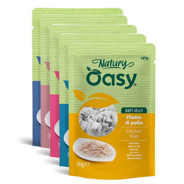 Oasy Natury Cat Adult Soft Jelly 70 gr