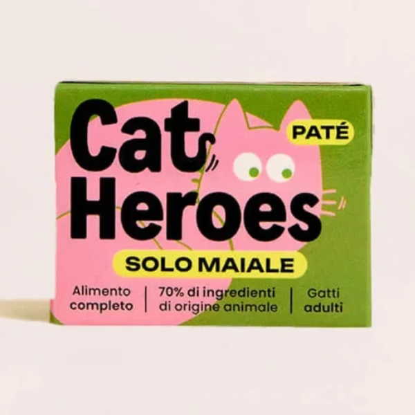 Cat Heroes Adult Patè Grain free cibo fresco da dispensa 95 gr