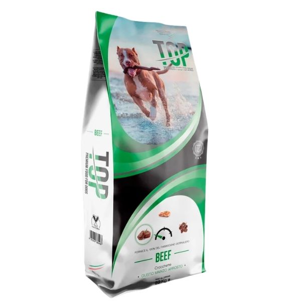 Top Dog Adult Medium/Maxi Mantenimento ricco di Manzo