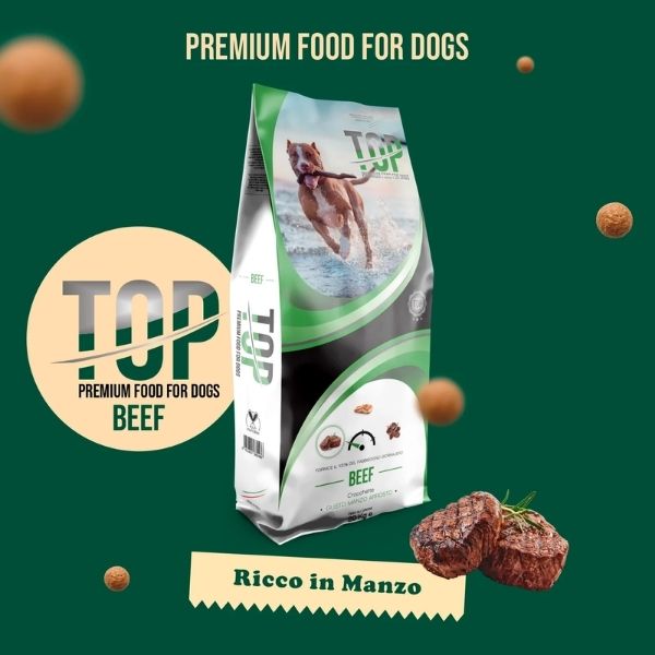 Top Dog Adult Medium/Maxi Mantenimento ricco di Manzo