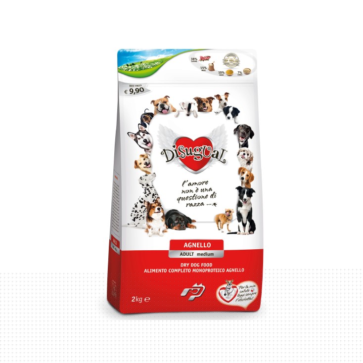 Disugual Adult Medium Agnello - 2 kg