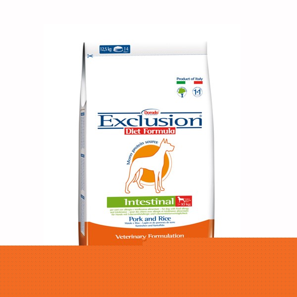Exclusion Diet Intestinal Medium/Large Breed Maiale e Riso - 12,5 kg