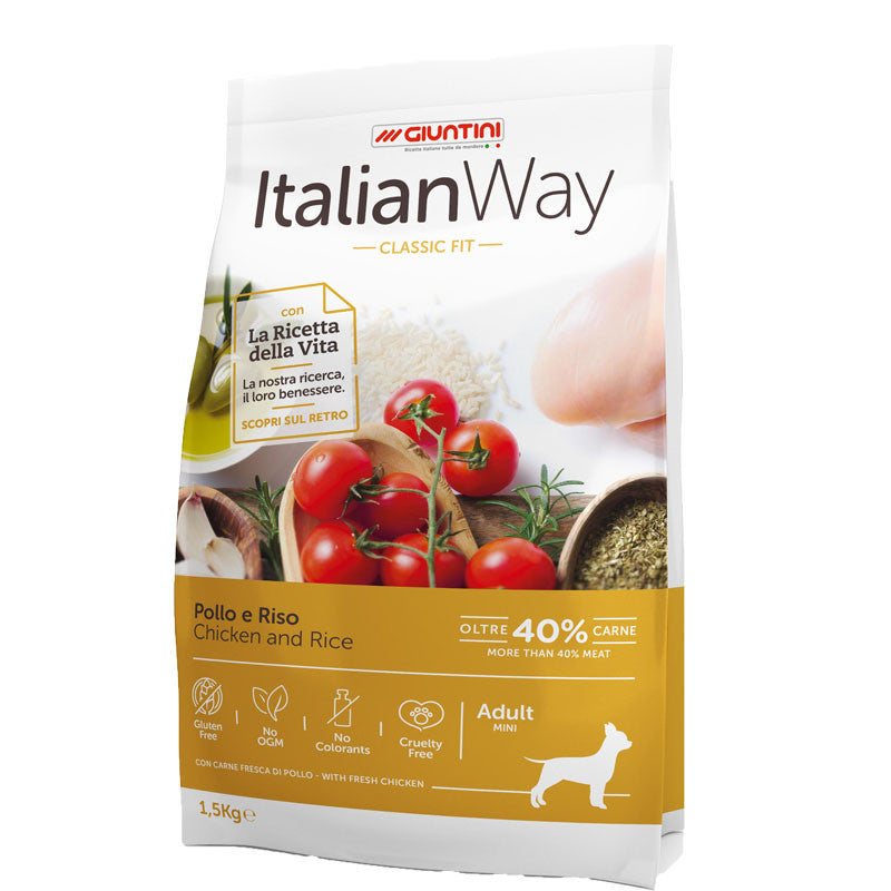 ItalianWay Mini Adult Pollo e Riso - 8 kg