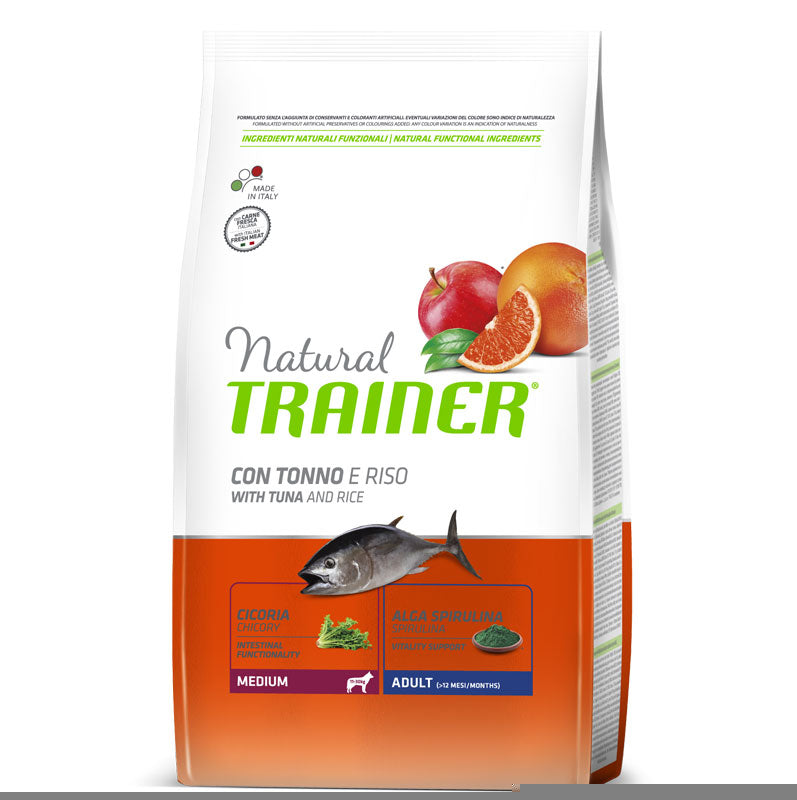Natural Trainer Adult Medium con Tonno - 3 kg