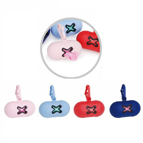 Bags dispenser CityGo Camon - 1 Dispenser con 20 bustine - Azzurro