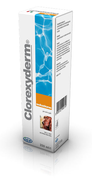 Clorexyderm Soluzione Spray disinfettante ICF per cani e gatti - 250 ml