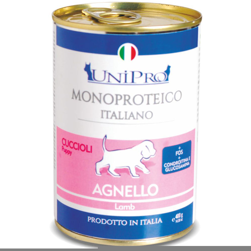 Unipro Unicamente Dog Adult 400 gr - PUPPY Agnello
