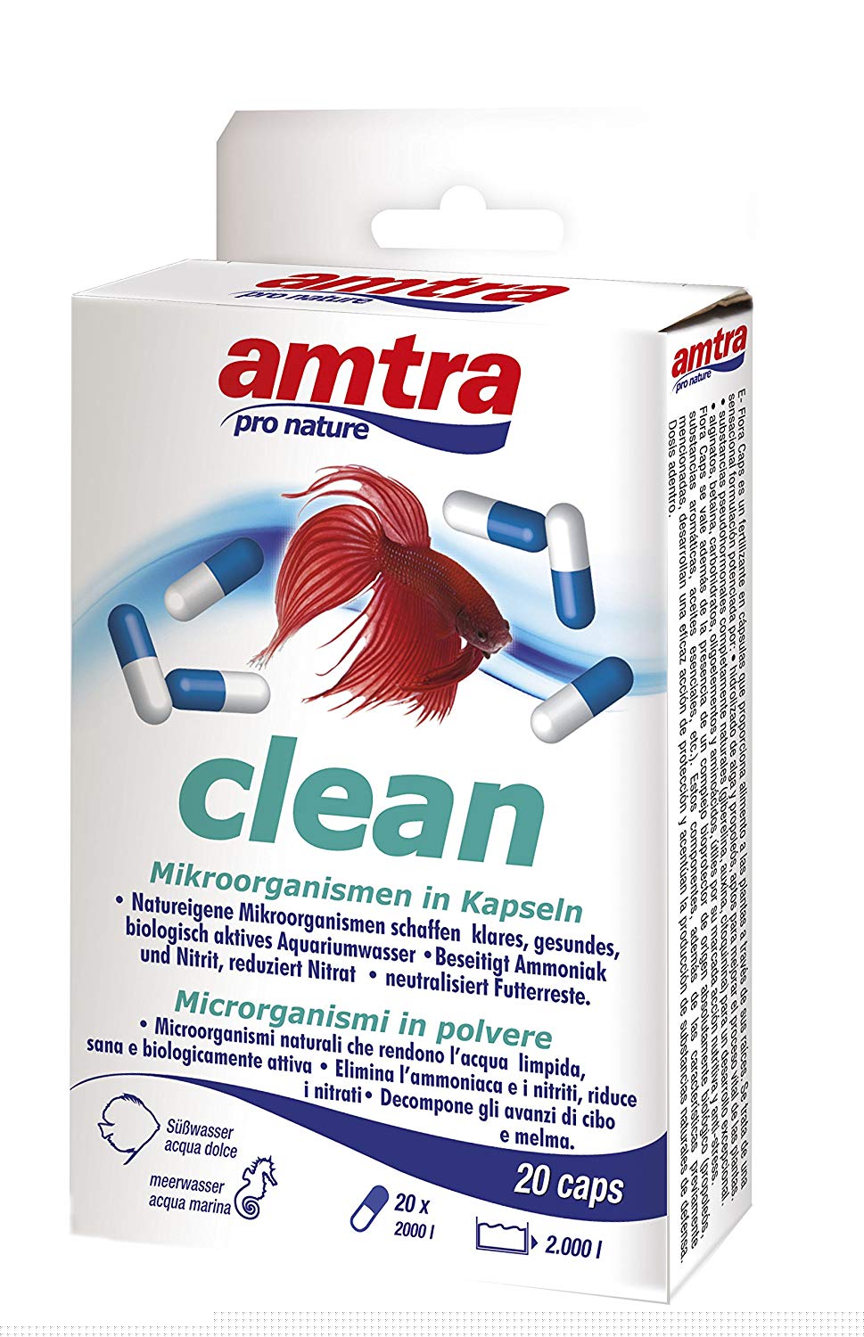 Amtra Clean Depuratore per acquari - 20 pz - Caps