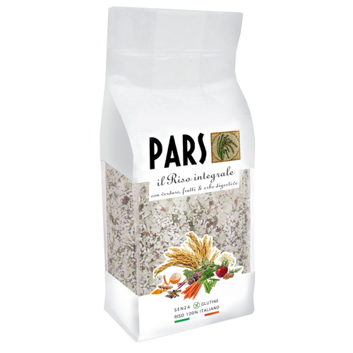 pars riso integrale con verdure, frutti e erbe digestive immagine2