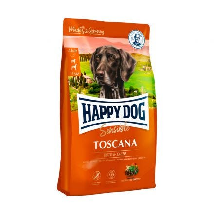 Happy Dog Sensible Medium/Large Toscana Grain Free Pesce e anatra - 1 kg