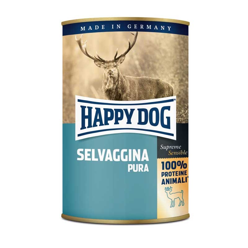 Happy Dog Sensible Pure Monoproteico Grain Free 400 gr - Selvaggina Pura