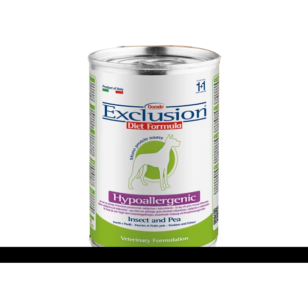 Exclusion Diet Hypoallergenic 400 gr - Insetti e Piselli