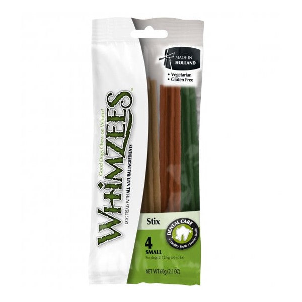 Whimzees Snack dentale Naturale Stix - Small 4 pezzi