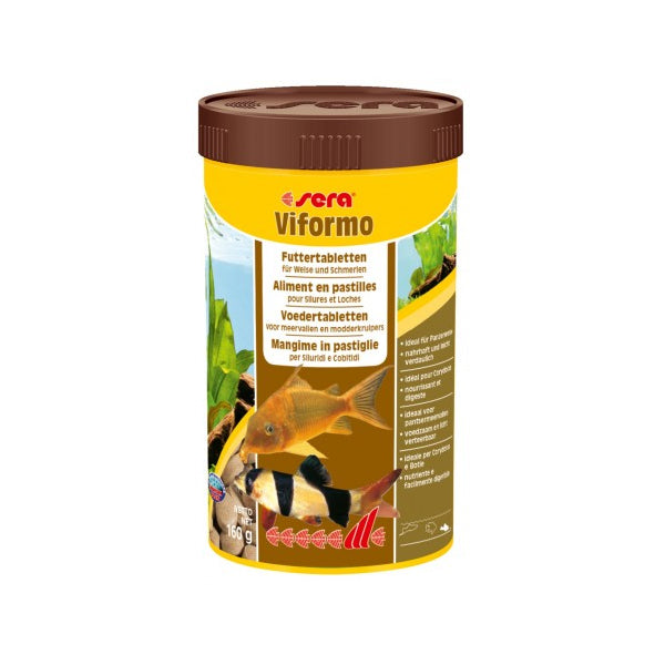 Sera Viformo Nature mangime in pastiglie per pesce gatto  e pesci da fondale - 250 ml