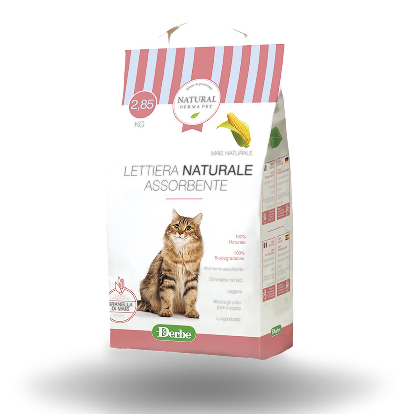Lettiera Naturale Natural Derma Pet  - 6 L Assorbente