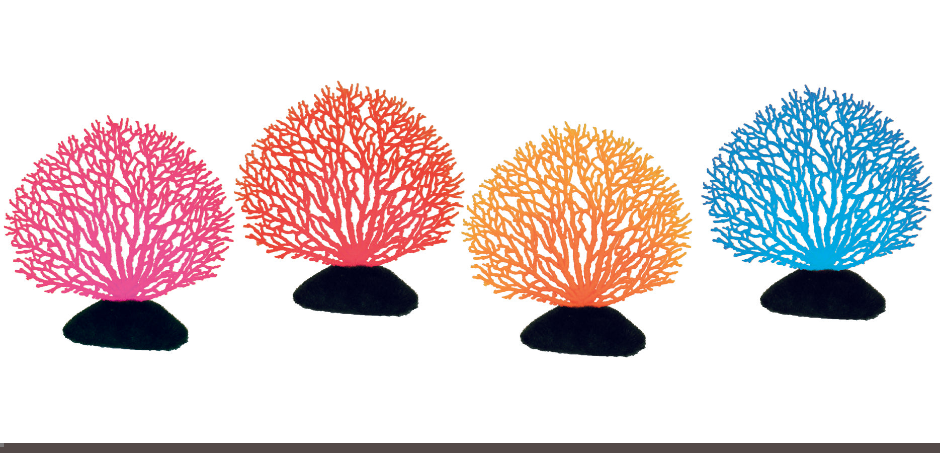 Decorazione Fluo Reef Amtra - Colori assortiti - 0,14 x 0,04 x 0,14 m - Gorgonia