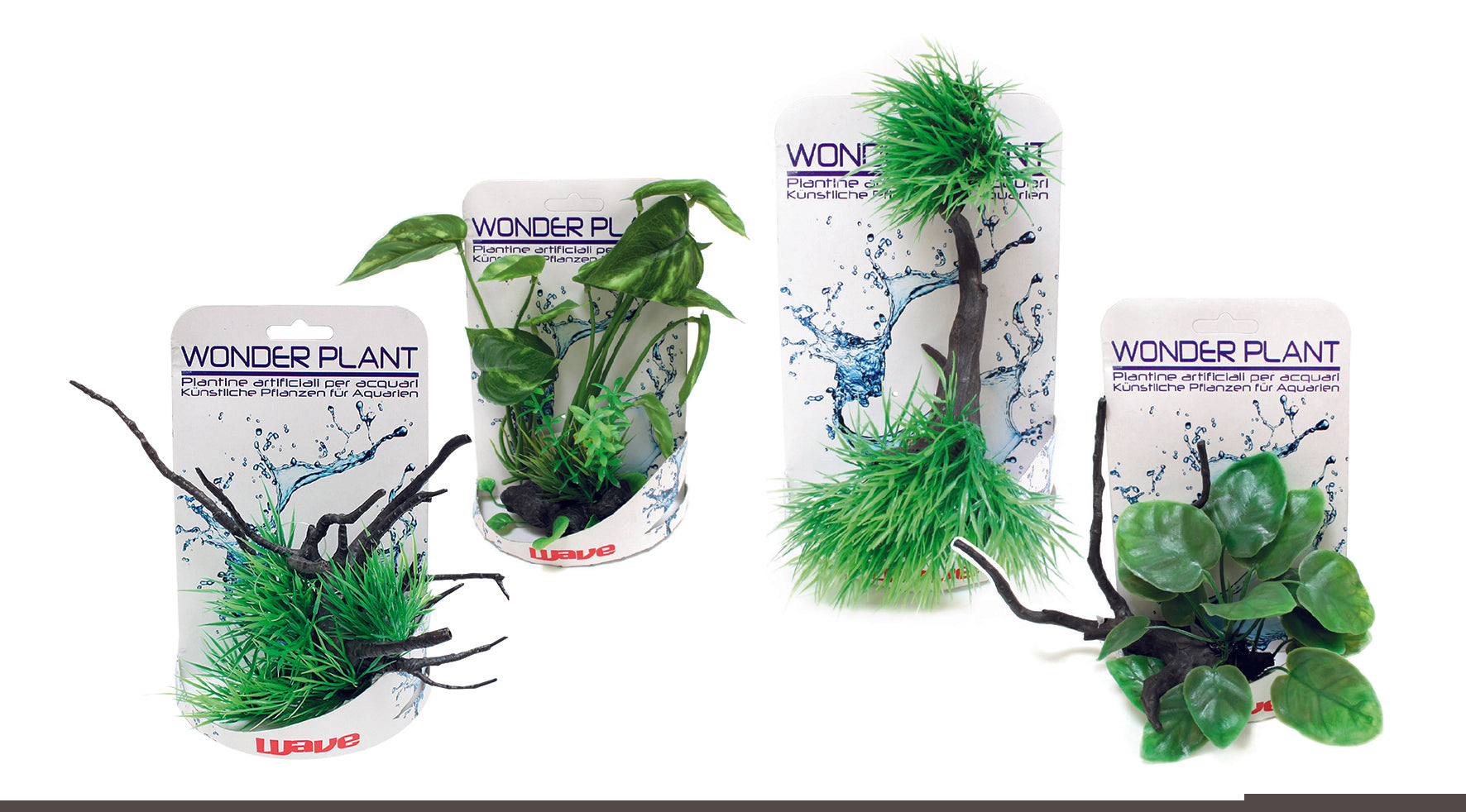 Piante finte decorative Wonder Amtra - 0,20-0,25 m - Plant serie G