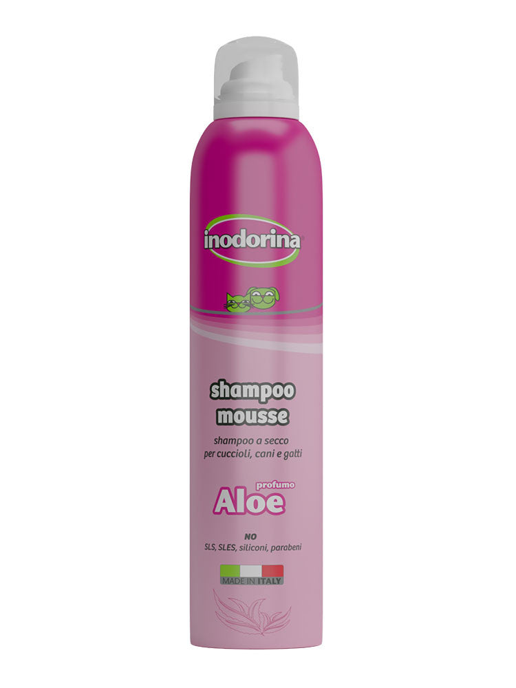 Inodorina Shampoo Mousse a Secco  - 300 ml - Aloe vera