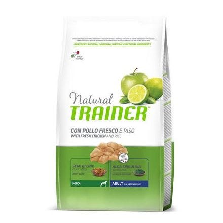 Natural Trainer Adult Maxi con Pollo Fresco e riso - 3 kg
