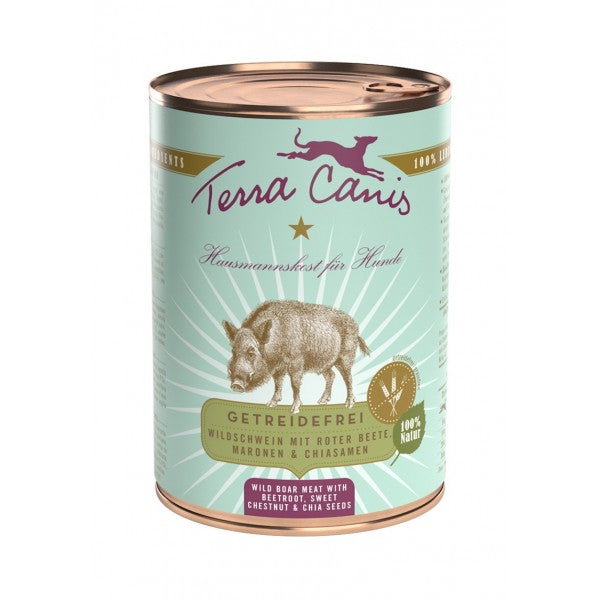 Terra Canis Grain Free 400 gr - Cinghiale con barbabietola e castagne