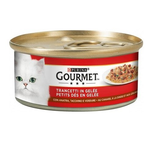 Gourmet Trancetti in Gelatina 195 gr - Anatra, Tacchino e Verdure