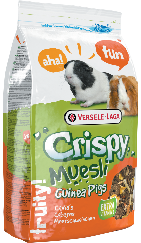 Versele Laga Crispy Muesli Guinea Pigs per porcellini d'india - 20 kg ( scadenza: 12/12/2020 )