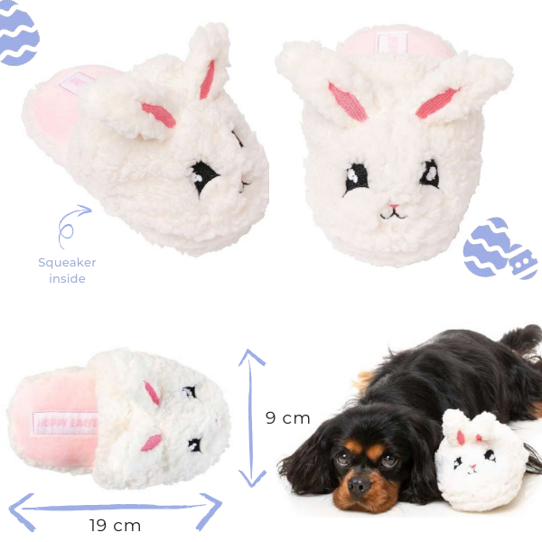 Peluche gioco per cani di Pasqua con squeaker FuzzYard