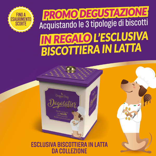 DoggyeBag Dogolatier Biscotti artigianali snack per cani 180 gr