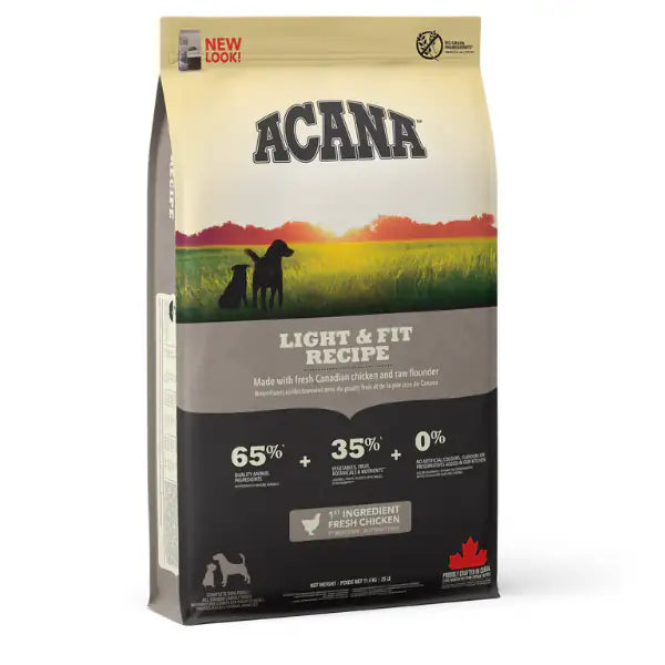 Acana Light and Fit Recipe  11,4 kg bauzaarit.myshopify.com