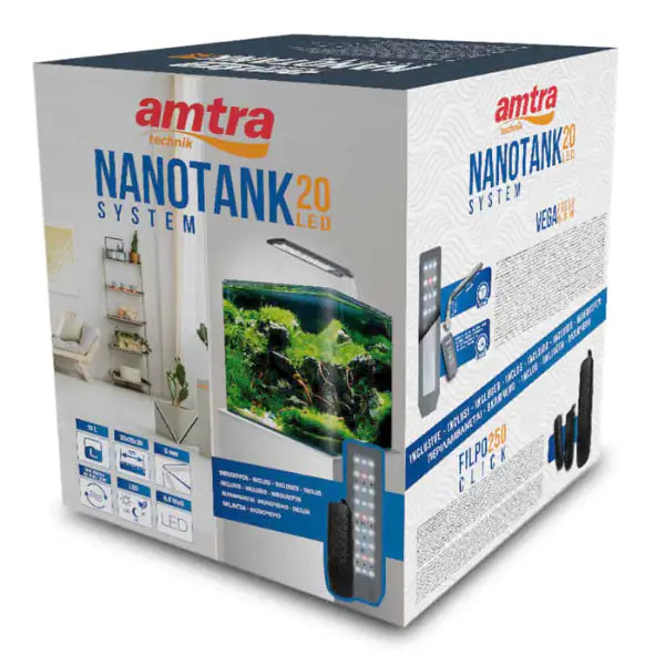 Acquario Nanotank Cubo System Amtra portata 18 litri   bauzaarit.myshopify.com