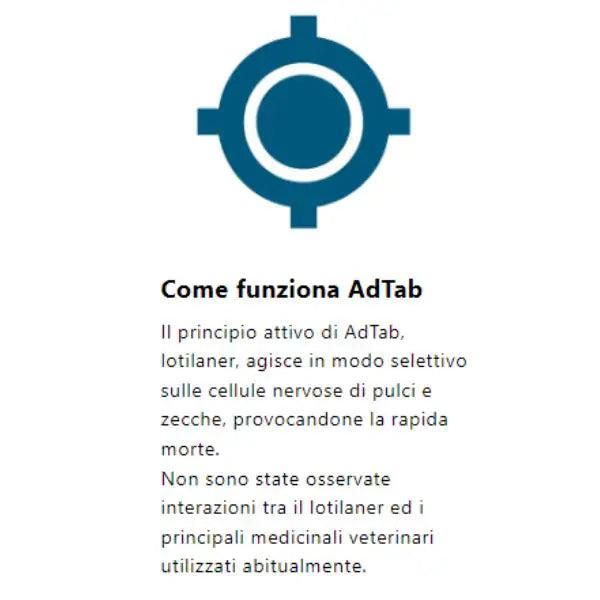 AdTab Elanco Compresse masticabili Antiparassitario orale per gatti   bauzaarit.myshopify.com