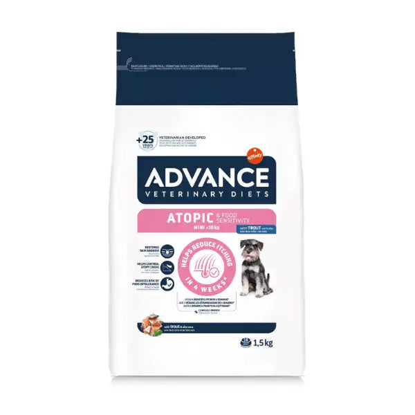 Advance Veterinary Diets Atopic & sensitivity  Mini con Trota e aloe   bauzaarit.myshopify.com