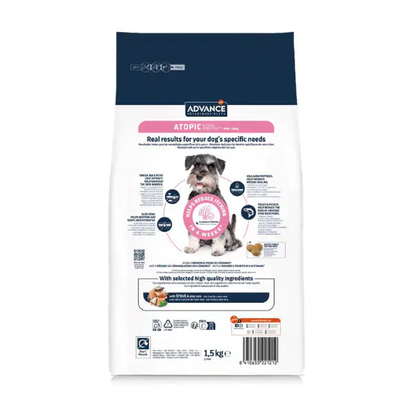 Advance Veterinary Diets Atopic & sensitivity  Mini con Trota e aloe   bauzaarit.myshopify.com