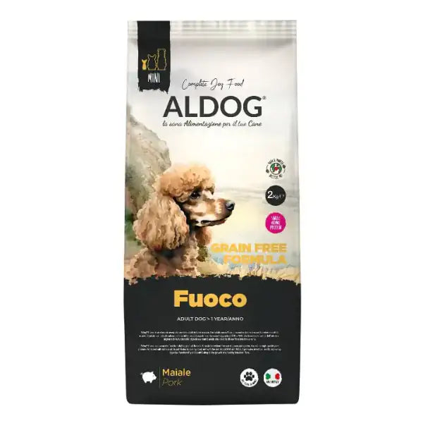 Aldog Fuoco Adult Mini Gluten e Grain Free al maiale   bauzaarit.myshopify.com