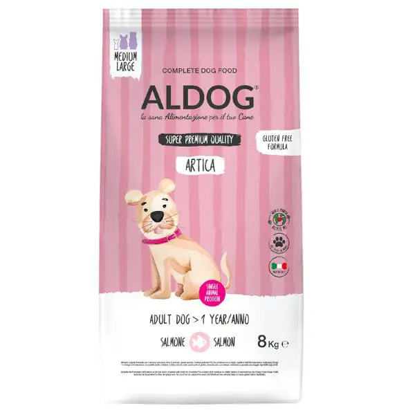 Aldog Super premium Adult Medium/Large monoproteico Artica con salmone  12 kg bauzaarit.myshopify.com