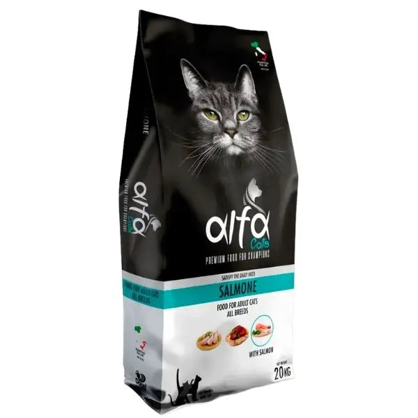 Alfa Premium Cat Adult Skin Care Salmone   Bauzaar.it