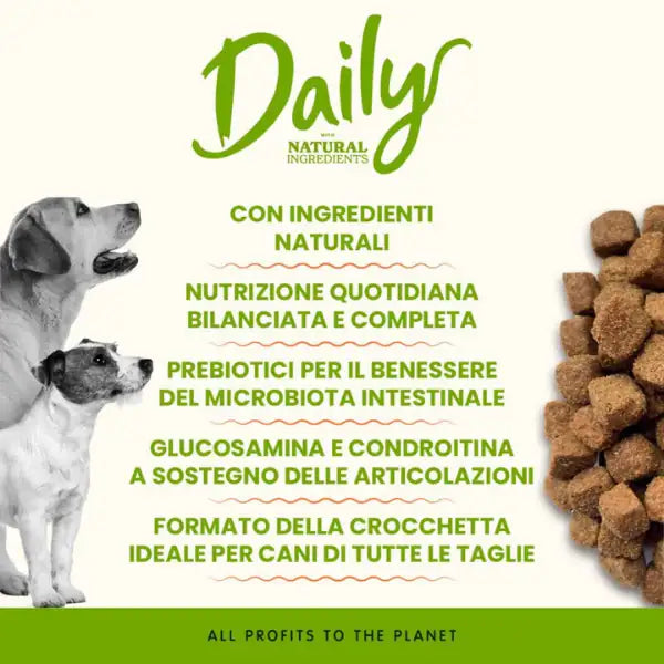 Almo Nature Daily Ingredienti naturali All Breeds con Manzo e riso   Bauzaar.it