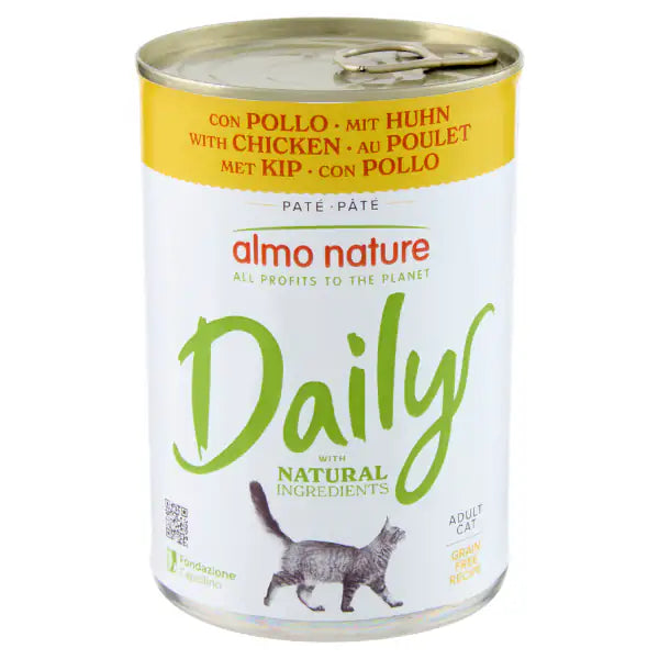 Almo Nature Daily Ingredienti naturali Cat 400 gr  Pollo bauzaarit.myshopify.com