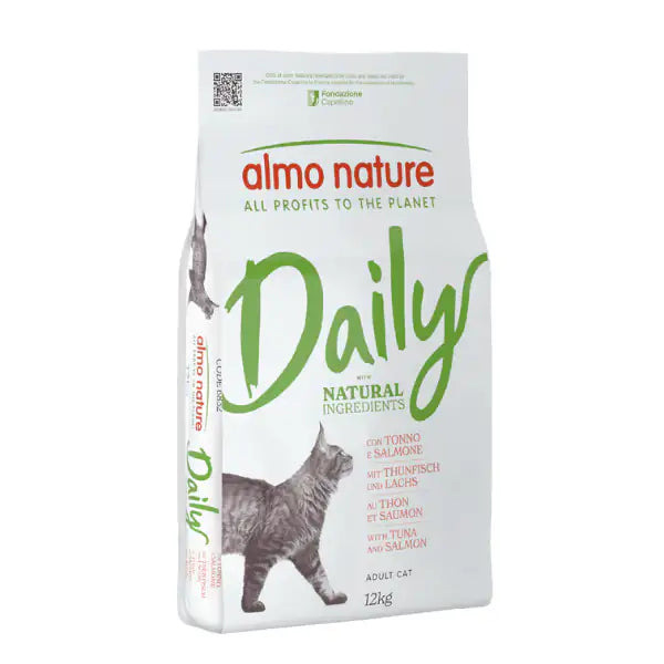 Almo Nature Daily Ingredienti naturali Cat con Tonno e salmone  12 kg bauzaarit.myshopify.com