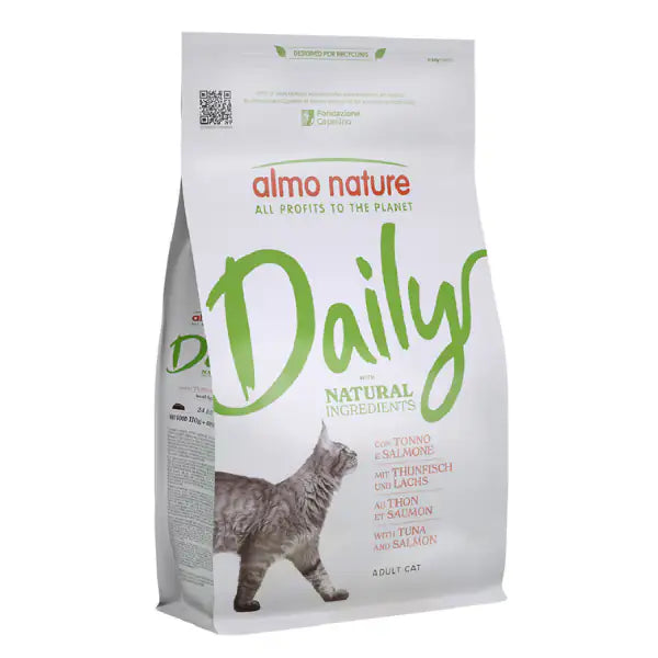 Almo Nature Daily Ingredienti naturali Cat con Tonno e salmone  1,2 kg bauzaarit.myshopify.com