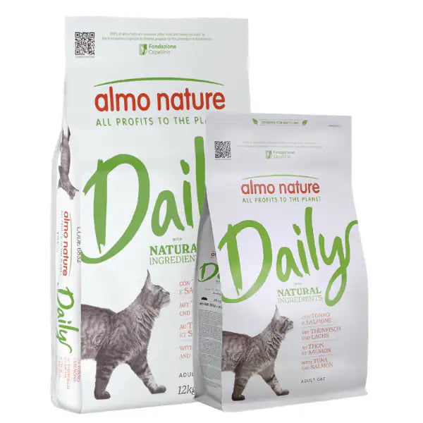 Almo Nature Daily Ingredienti naturali Cat con Tonno e salmone   bauzaarit.myshopify.com