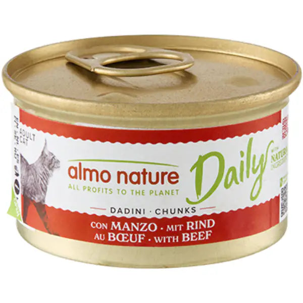 Almo Nature Daily Ingredienti naturali Grain Free Menù Cat 85 gr  Manzo bauzaarit.myshopify.com