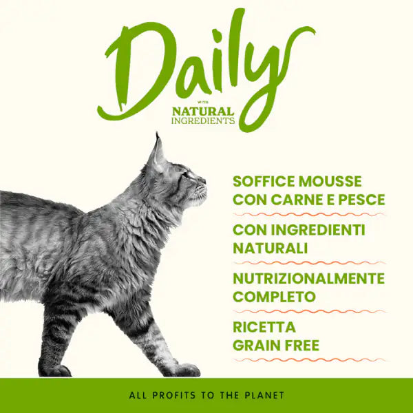 Almo Nature Daily Ingredienti naturali Grain Free Menù Cat 85 gr   bauzaarit.myshopify.com