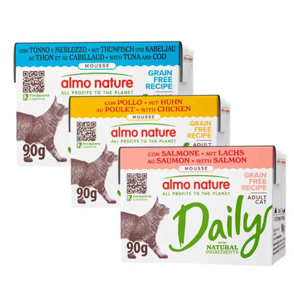 Almo Nature Daily Natural Grain Free Cat Adult 90 gr   Bauzaar.it