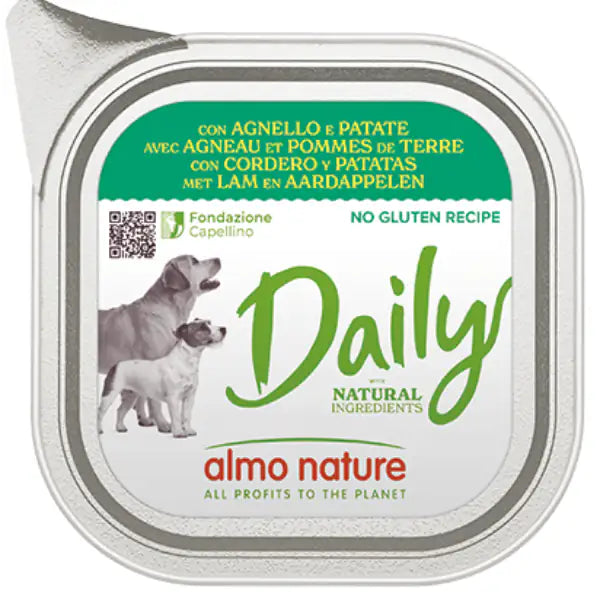 Almo Nature Daily Nutrition Menù Dog 300 gr  Agnello e Patate bauzaarit.myshopify.com