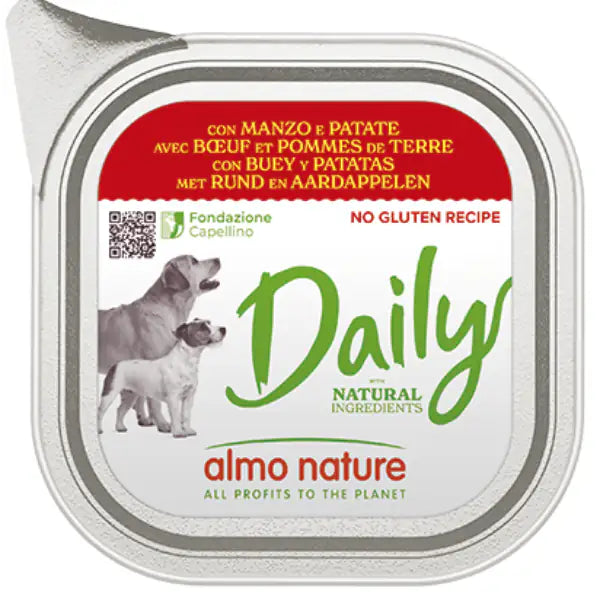 Almo Nature Daily Nutrition Menù Dog 300 gr  Manzo e patate bauzaarit.myshopify.com