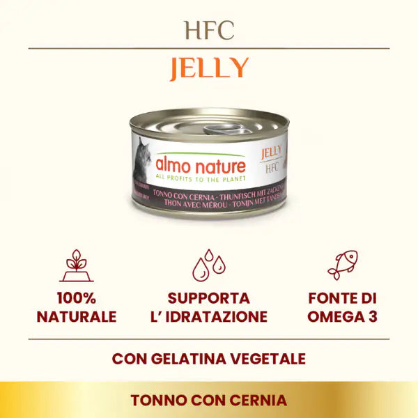 Almo Nature HFC Jelly Gluten free Cat 70 gr   Bauzaar.it