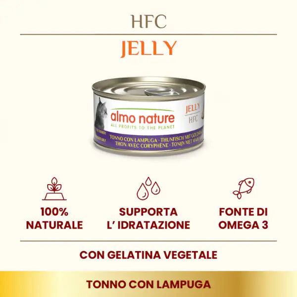 Almo Nature HFC Jelly Gluten free Cat 70 gr   Bauzaar.it