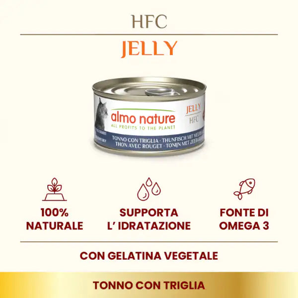 Almo Nature HFC Jelly Gluten free Cat 70 gr   Bauzaar.it