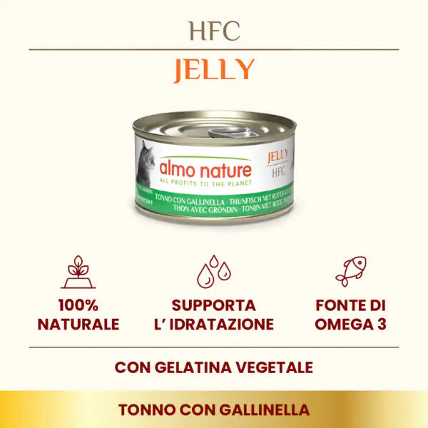 Almo Nature HFC Jelly Gluten free Cat 70 gr   Bauzaar.it